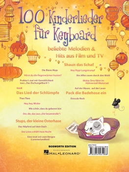 Preview: 100 Kinderlieder für Keyboard - beliebte Melodien & Hits aus Film und TV