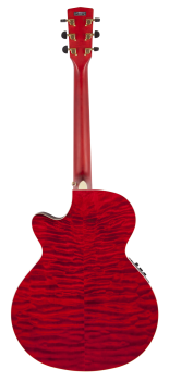 Preview: CORT Westerngitarre, SFX10, Translucent Dark Red, Preamp Ltd. Edition