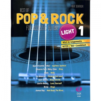 DUX Best of Pop & Rock for Acoustic Guitar light 1