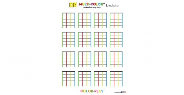 Preview: DR MULTI-COLOR - UMCSC - Ukulele String Set, Sopran & Concert, High-G
