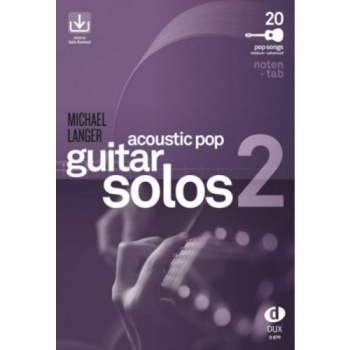 DUX Acoustic Pop Guitar Solos 2 inkl. Online Audio