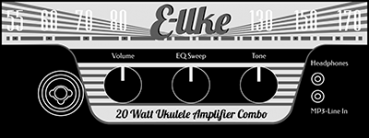 Preview: EDEN Ukulelencombo, E-UKE, 20 Watt, Tone und EQ Regler