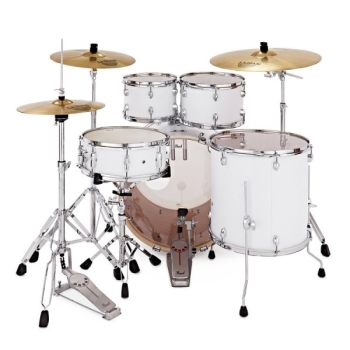 Preview: Pearl Export EXX 5-PCS Drum Set 20"BD/10"+12"TT/14"FT - Matte White *Aussteller*