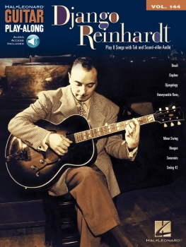 Django Reinhardt Guitar Play-Along Volume 144