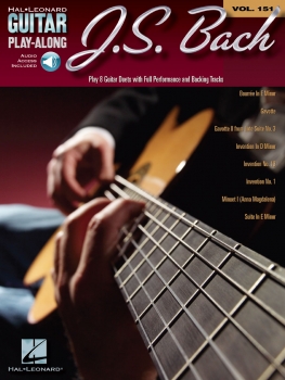 J.S. Bach Guitar Play-Along Volume 151