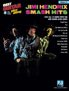 Jimi Hendrix – Smash Hits Easy Guitar Play-Along Volume 14