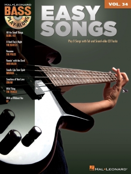 Easy Songs Bass Play-Along Volume 34