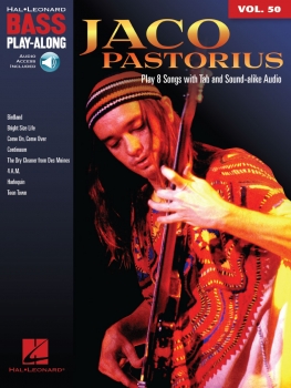 Jaco Pastorius Bass Play-Along Volume 50