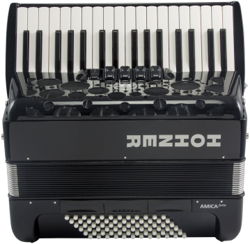 Preview: HOHNER Amica Forte, 72 Bass, schwarz