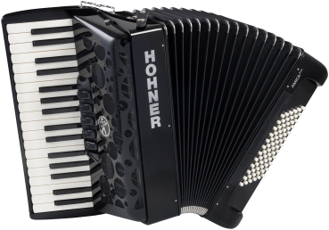 HOHNER Amica Forte, 72 Bass, schwarz
