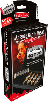 HOHNER Mundharmonika, Marine Band - Classic, C/D/E/G/A, 5er Pack