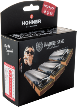 HOHNER Marine Band - Classic, C/G/A, Pro Pack