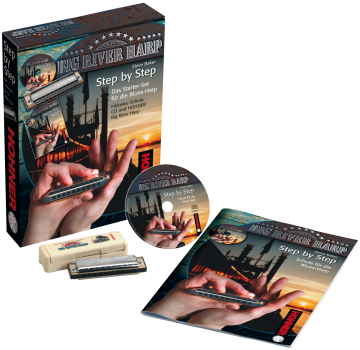 HOHNER Mundharmonika, Blues Harp C, Starter-Set, deutsch