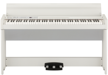 Preview: KORG Digitalpiano, Concert, C1 Air, Bluetooth, 3 Pedale, 2x25 Watt, weiß
