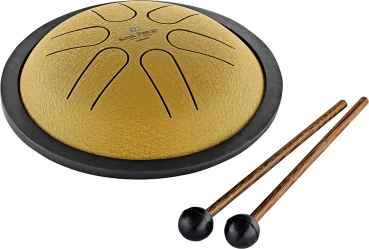 MEINL Sonic Energy Mini Steel Tongue Drum, Gold, B Major