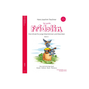 Der grosse Fridolin 2 +MP3 - Fridolin Gitarrenschule Band 2