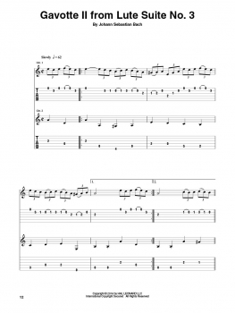 Preview: J.S. Bach Guitar Play-Along Volume 151