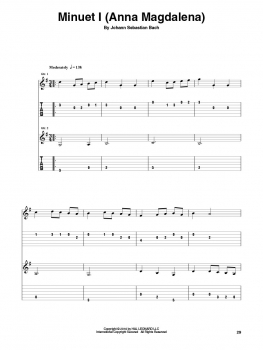 Preview: J.S. Bach Guitar Play-Along Volume 151