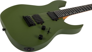 Preview: SPIRA E-Guitar S-400 Satin Dark Green