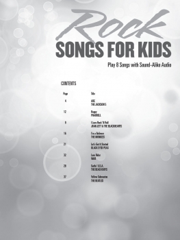 Preview: Rock Songs for Kids Drum Play-Along Volume 41