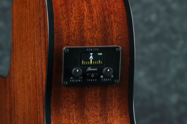 Preview: IBANEZ AEG Series Akustik/Elektrische-Gitarre 6 String Indigo Blue Burst High Gloss