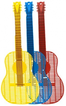 Fliegenklatsche Gitarre "Miggeplätsch" verschiedene Farben!