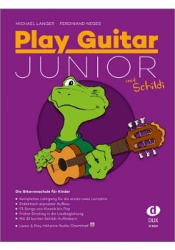 DUX Play Guitar Junior mit Schildi