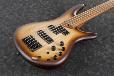 Preview: IBANEZ SR Series SR655E-NNF E-Bass 5 String Natural Browned Burst Flat