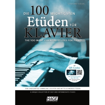 Die 100 wichtigsten Etüden für Klavier (mit QR Codes)