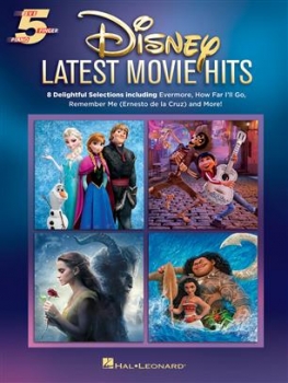 Hal Leonard Disney Latest Movie Hits Five Finger Piano