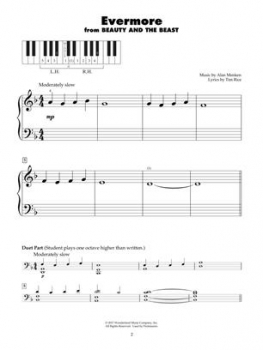 Preview: Hal Leonard Disney Latest Movie Hits Five Finger Piano