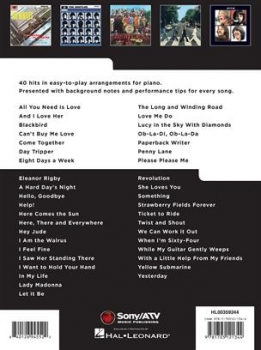 Really Easy Piano: 40 Beatles Hits