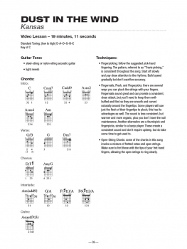 Preview: Teach Yourself to Play Guitar Songs: “Dust in the Wind” & 9 More Fingerpicking Classics