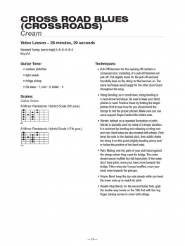 Preview: Teach Yourself to Play Guitar Songs: “Crossroads” & 9 More Blues Classics