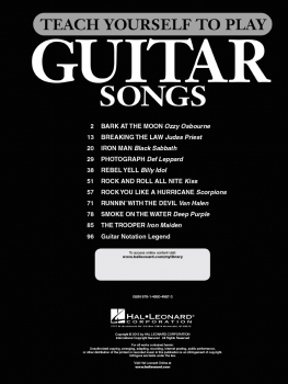 Preview: Teach Yourself to Play Guitar Songs: “Smoke on the Water” & 9 More Hard Rock Classics