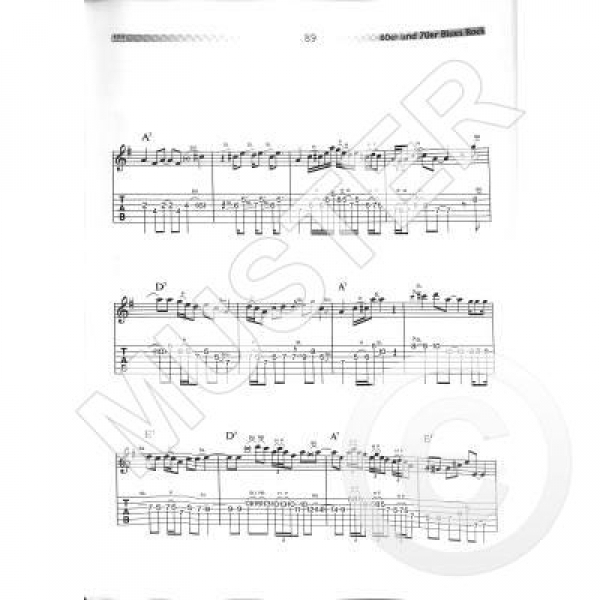 AMA Blues Guitar Rules (deutsch)