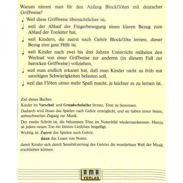 Die kunterbunte Tonleiter (Sopranblockflöte)