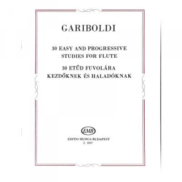30 leichte und fortgeschrittene Studien Gariboldi
