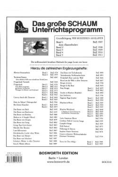 Wir musizieren am Klavier 4 Schaum