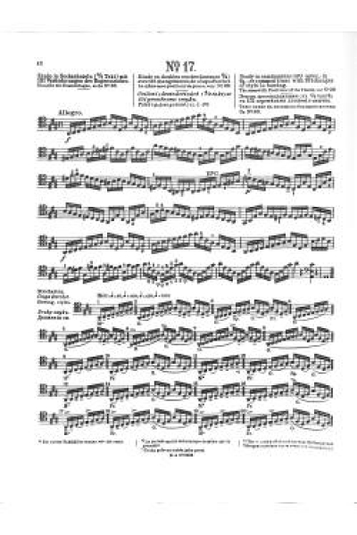 Bogentechnik op 2/2 Cello, Sevcik