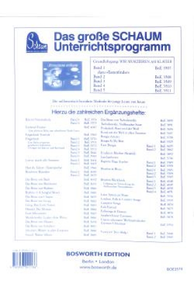 Klavier-Notenschule 1 Schaum