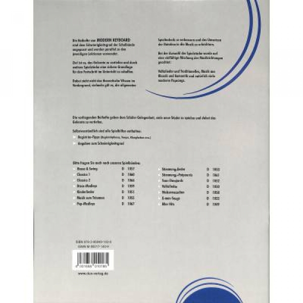 DUX Modern Keyboard, Beiheft 3-4