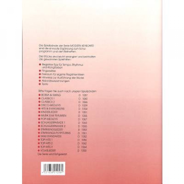 DUX Walzer Melodien Keyboard