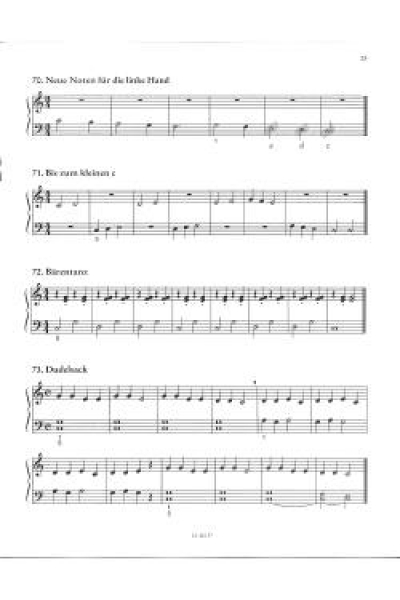 Ich spiele Klavier Langer
