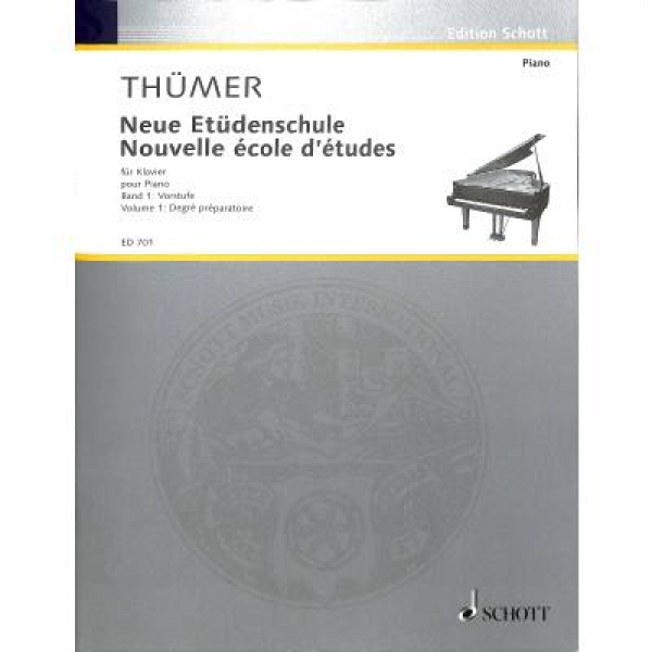 Neue Etüdenschule 1 - Vorstufe Klavier Thümer