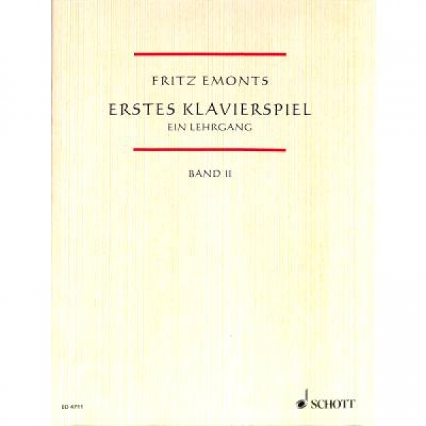 Erstes Klavierspiel 2 Fritz Emonts