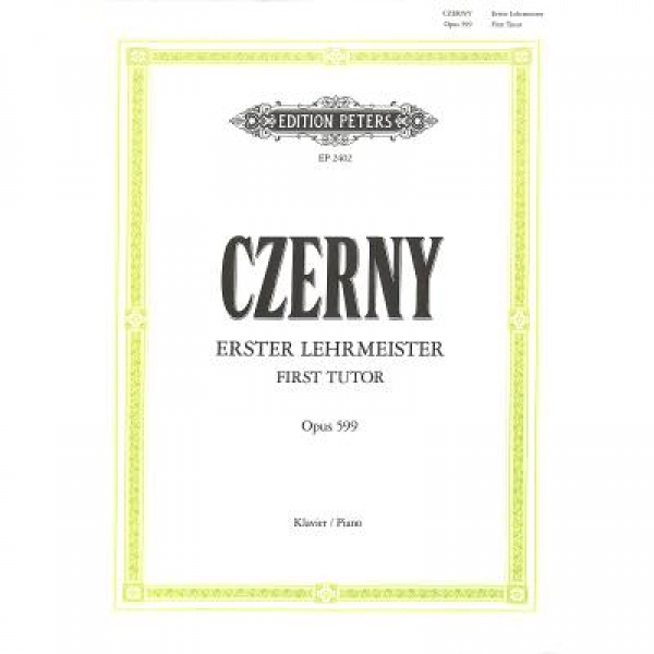 Erster Lehrmeister op 599 Klavier Czerny