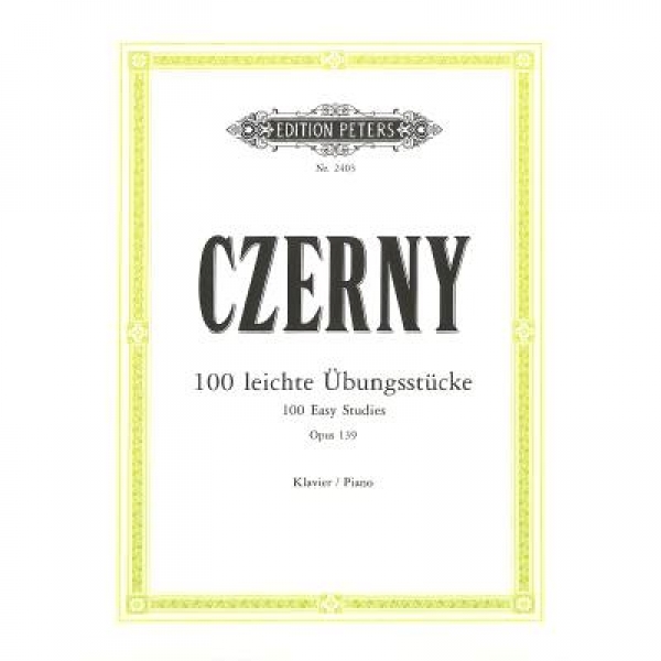 100 leichte Übungsstücke op 139 Klavier Czerny