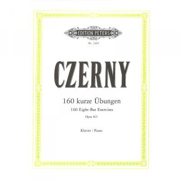 160 achttaktige Übungen op 821 Klavier Czerny