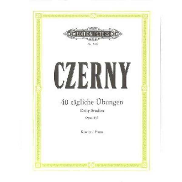 40 tägliche Übungen op 337 Czerny